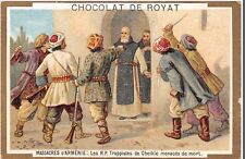 1880s-90s French Chocolat D'aiguebelle The Armenian Genocide C picture