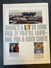 Vtg 1960s Ad Chevrolet Used OK Cars, Look for the OK Sign picture