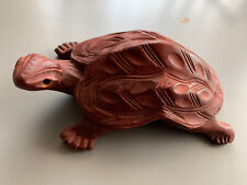 Vintage Carved Wood Turtle picture
