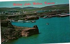 Vintage Postcard- Campbell's Marina, Wilson, KS. 1960s picture