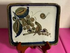 Vintage Ken Edwards Pottery Bird Mexico Tray Trinket Dish picture