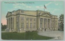 West Palm Beach Florida~County Court House~Artist Drawing~c1916 Postcard picture