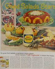 1959 Kraft Mayonnaise Food Kitchen Fruit Salad  Dip Recipe Original Print Ad picture