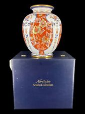 Vtg Asian Japanese Noritake Studio Collection Imari Porcelain Floral Vase EX+ picture