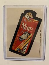 Vintage Topps 1975 Wacky Packages - Mare Cigarettes -Trading Card Sticker picture