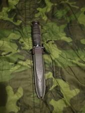 WW2 US M3 Knife With Cut Guard And Early M8 Scabbard No Manufacturer Mark Left picture