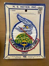 Vintage Military Patch USAF Interceptor Weapons School 1963 Vietnam Sealed picture
