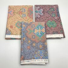 Anna French Fabric 3 Pieces 3/4-7/8 yd each Granada 1990  53