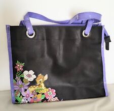 Disneys Bambi Handbag Black With Purple Handles Has Minor Defects  picture