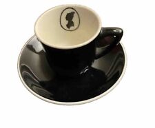 C&O RAILROAD SILHOUETTE DEMI CUP SAUCER SYRACUSE CHINA GW LINES MARTHA WASH 1940 picture