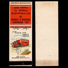 ALLIED / ED. WERNER; Pittsurgh PA: Vintage 1930s-40s Matchbook Cover picture