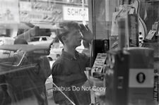 Orig 1960's Film NEGATIVE View of Teen Boys Looking into Store Window Boston MA picture