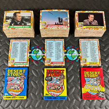 1991 TOPPS DESERT STORM 264-CARD+3-WRAPPERS SERIES 1,2,3 VICTORY/HOMECOMING picture