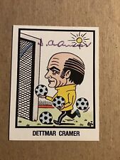 Dettmar Cramer, Germany 🇩🇪 Bayer 04 Leverkusen Panini 1984 hand signed picture