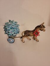 1992 DeGrazia Goebel Feliz Navidad Burro Donkey Cart  Figurine/Box picture