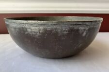 Antique Hand Hammered Copper Bowl, 8