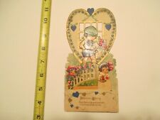 Vintage Valentine Affections Offering 3D Stand up Made in Germany A163 picture