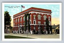 Oshkosh WI-Wisconsin, Fraternal Reserve Building, Antique, Vintage Postcard picture