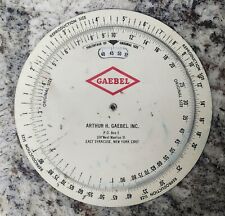 Vintage Slide Ruler ▪︎ Gaebel, Inc. Reproduction Enlargement  Proportions picture