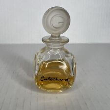 Gres Cabochard Paris Glass Stopper Parfum Bottles France 1/4 Full 1oz Vintage picture