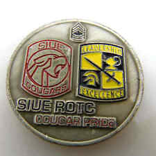 NEVER DIES PROFESSOR MILITARY SCIENCE SIUE ROTC COUGAR PRIDE CHALLENGE COIN picture