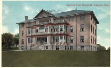 Vintage Postcard 1910'S Warren City Hospital Medical Building Warren Ohio OH picture