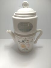 Porcelier Drip O Lator Vitreous China Dutch Couple Pour Over Tea Pot Complete picture
