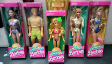 NEW 1991 Barbie Sun Sensation Set Barbie Ken Skipper Jazzie Kira Mattel NIB 56 picture