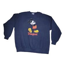 Vintage Walt Disney World Sweatshirt XXL Unisex Mickey Mouse Blue picture
