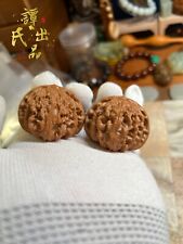 Pair of  Match Chinese Health Walnut 45×43×35mm精配文玩核桃～霞云岭 picture