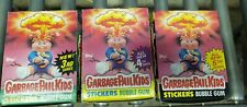 VINTAGE BRAND NEW LOT OF 3 BOXES GARBAGE PAIL KIDS STICKERS picture