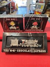 Vintage RARE 2006 FINE Pewter The M&M’s Chocolate Express 4 Piece Train Set 3box picture