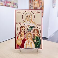 Saint Sophia Greek Orthodox Hand Painted Icon picture