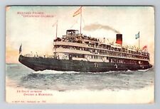 Chicago, IL-Illinois, Whaleback Steamer Christopher Columbus, Vintage Postcard picture