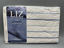 NEW Vintage Liz At Home LizWear Collection Twin Size Fitted Sheet Combed Cotton picture