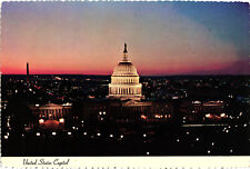 U.S. Capitol at Night - Washtington Our Nation's Capitol - Postcard Unposted picture