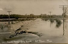 Kasota Road Underwater Street View July 1908 St. Peter MN Postcard D25 picture