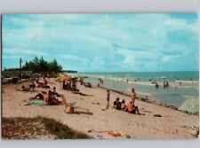 c1969 Lions Club Park Beach Fort Pierce Florida FL Postcard picture