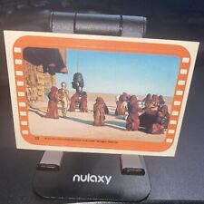 1977 Topps STAR WARS Series 5 Sticker #52 The Jawas and the Droids picture