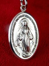 Carmelite Nuns RARE Lourdes Pilgrimage Sterling Silver Catholic Miraculous Medal picture