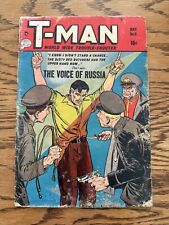 T-Man #11 (Quality Comics 1953) Russia Torture Cover Vintage Golden Age GD picture