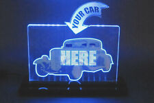 Your Classic Vehicle on a Custom Laser Etched Edge Lit Sign   picture