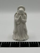Vintage Christmas Ornament White Ceramic Angel - Flambro 'by Joan Berg Victor' picture