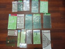 Lot of 19 Drafting Templates Pickett timely c-thru rapidesign  handicap engineer picture