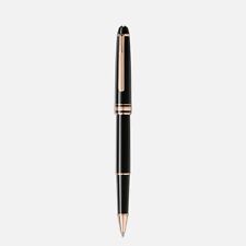 New Montblanc Meisterstuck  Classique Gold Trim Rollerball Pen Curated Gift picture