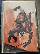 Deadpool Wolverine WWIII Gabriele Dell'Otto 1:100 VIRGIN Variant W/comic capsule picture
