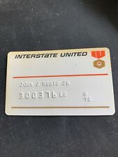 Vintage InterState United Credit Card  Food Service picture