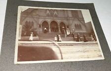 Rare Antique Southern American Old Memorial Church Landscape Cabinet Photo US picture