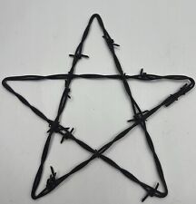 Barbed Wire Star Vintage Very Old 9” With Patina Primitive picture