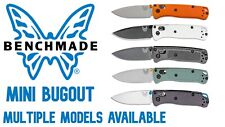 Benchmade Mini Bugout 533 Knife w/ Axis Lock New, Multiple Models Available picture